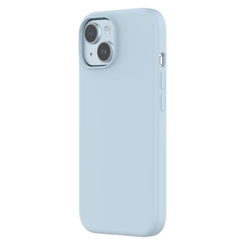 QDOS Touch Pure Case for iPhone 15 - Light Blue