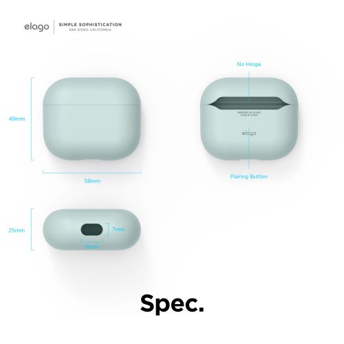 Elago AirPods 3 Liquid Hybrid Case Mint