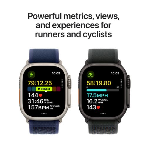 Apple Watch Ultra 2 GPS + Cellular 49mm Natural Titanium - Natural Titanium Milanese Loop - Small