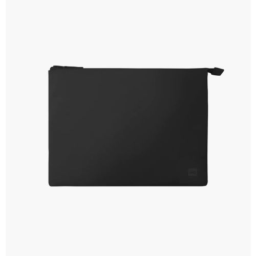 UNIQ Lyon Snug-fit Protective RPET Fabric Laptop Sleeve (Up to 16”) - Midnight Black