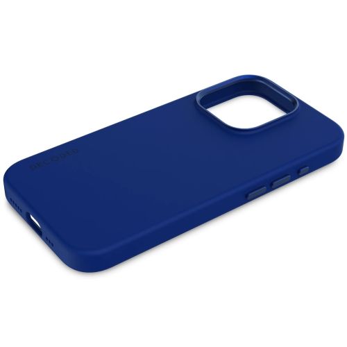 DECODED Silicone Backcover w/MagSafe for iPhone 15 Pro - Galactic Blue