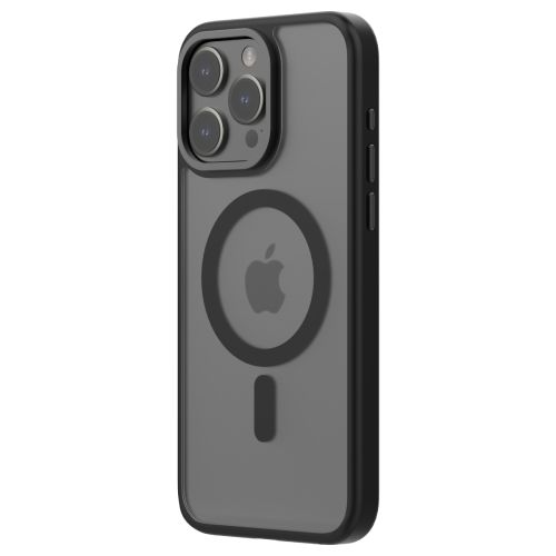 QDOS Hybrid Soft Case for iPhone 15 Pro Max - Midnight