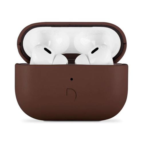 DECODED Leather Case for AirPods Pro - Brown