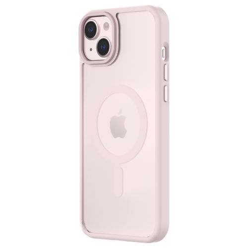 QDOS Hybrid Soft Case for iPhone 15 Plus - Light Pink