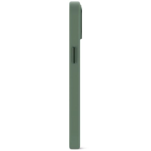 DECODED Silicone Backcover w/MagSafe for iPhone 15 Plus - Sage Leaf Green