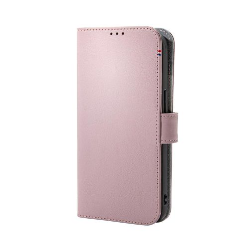 DECODED Detachable Wallet Case iPhone 13 Pro Max Leather Powder Pink