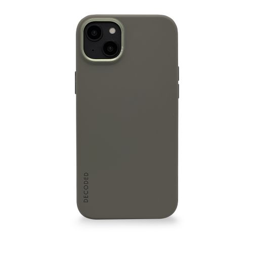 DECODED Silicone Backcover w/MagSafe for iPhone 14 Plus - Olive