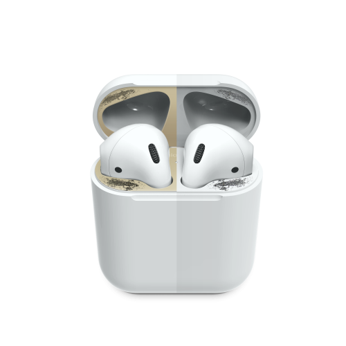 ELAGO Dust Guard for AirPods 2 sets Matt Gold