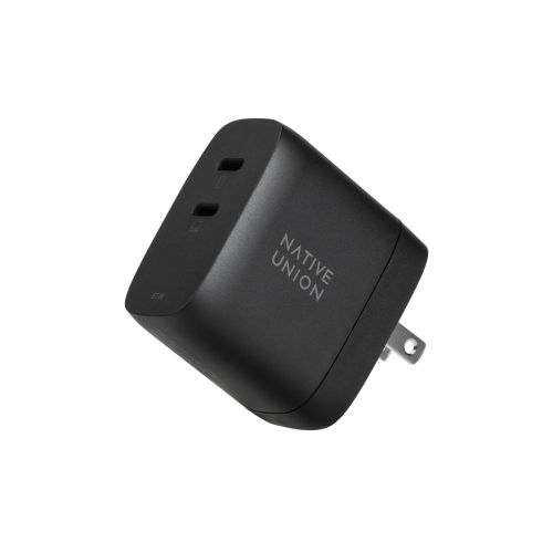 Native Union USB-C 67W PD GaN 2-port Charger Black