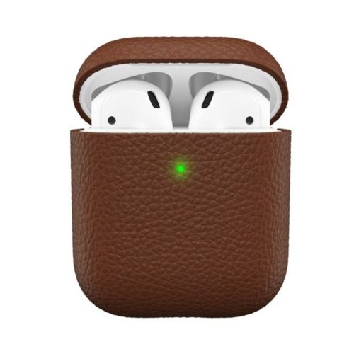 PodSkinz Artisan Series Leather Case for Airpods - Brown
