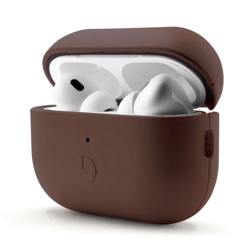 DECODED Leather Case for AirPods Pro - Brown