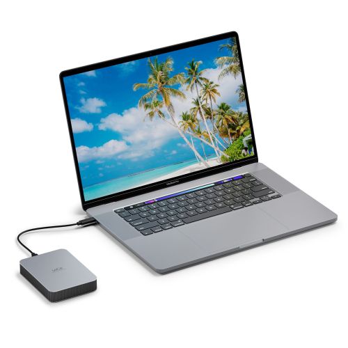 LaCie Mobile Drive 4Tb HD USB-C/4.0 Moon Silver