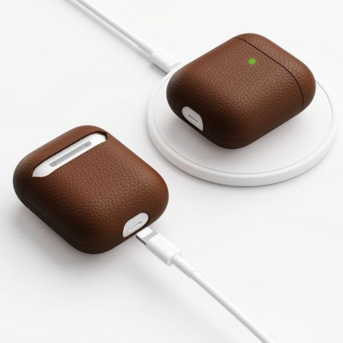 PodSkinz Artisan Series Leather Case for Airpods - Brown