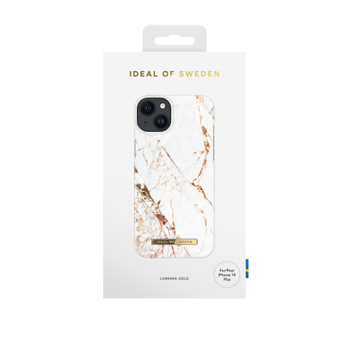 iDeal of Sweden Fashion Case iPhone 14 Plus - Carrara Gold