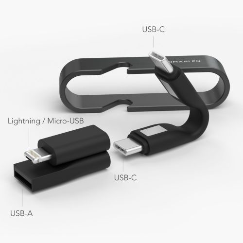 Vonmählen High Six - The 6in1 Fast Charging Cable - Black