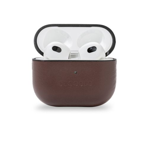 Decoded leather Aircase for Airpods 3rd Gen (Cinnamon Brown)