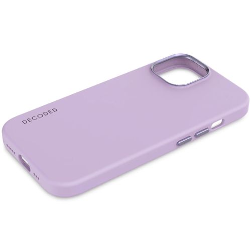 DECODED Silicone Backcover w/MagSafe for iPhone 15 Plus - Lavender