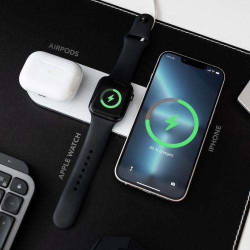 Vonmählen Aura Home - The 3 in 1 Wireless Charging Station - White