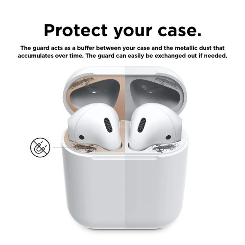 ELAGO Dust Guard for AirPods 2kmpl, Matt Rose Gold