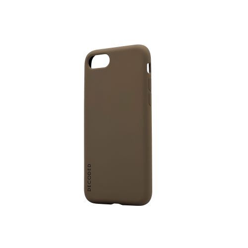 DECODED Silicone Backcover | iPhone SE3 / SE2 / 8 / 7 / 6s / 6  (Dark Taupe)
