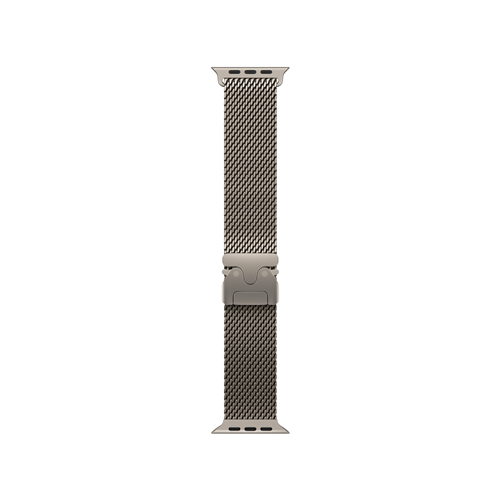 Apple Watch 49mm Titanium Milanese Loop Natural - Large